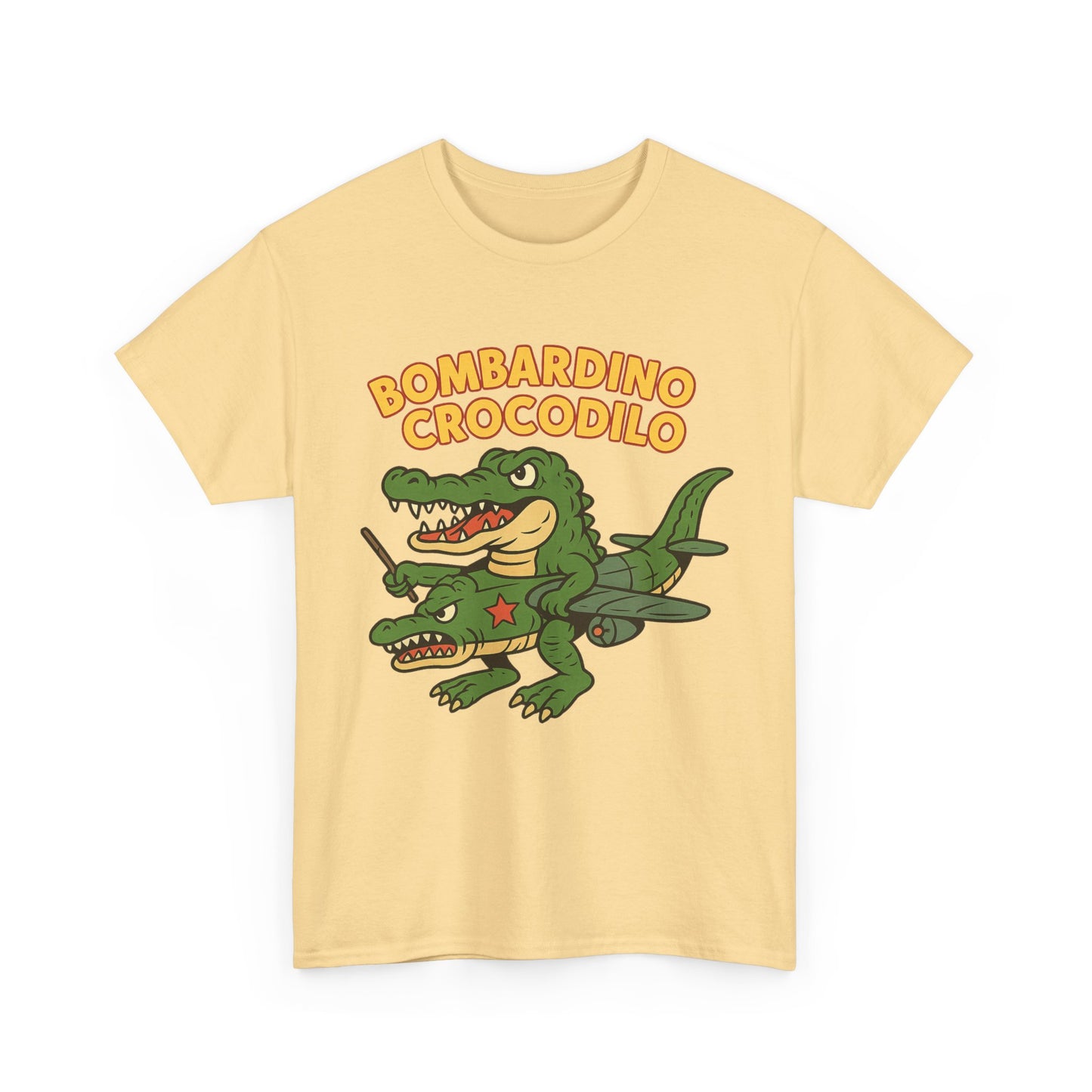 Bombardino Crocodilo Funny Italian Brainrot Meme T-Shirt Design
