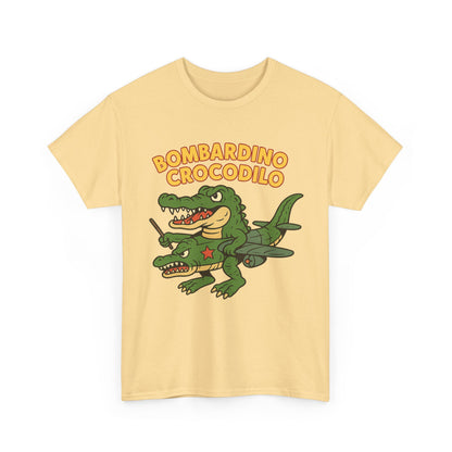 Bombardino Crocodilo Funny Italian Brainrot Meme T-Shirt Design