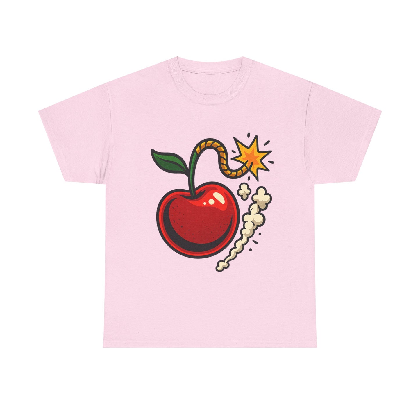 Cherry Bomb Italian Design Art Pop Art Style Exploding Cherry Illustration