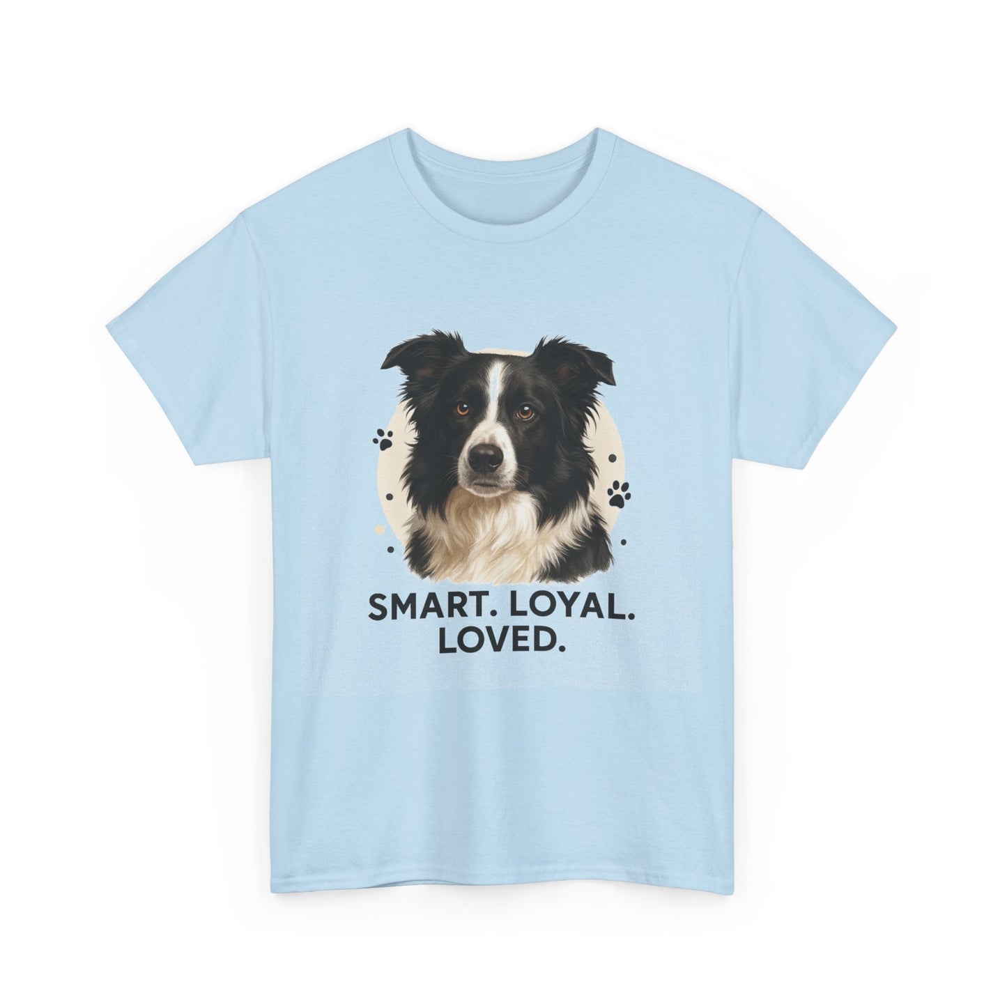 Border Collie Lover Shirt Smart Loyal Loved Dog Mom T-shirt