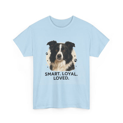 Border Collie Lover Shirt Smart Loyal Loved Dog Mom T-shirt