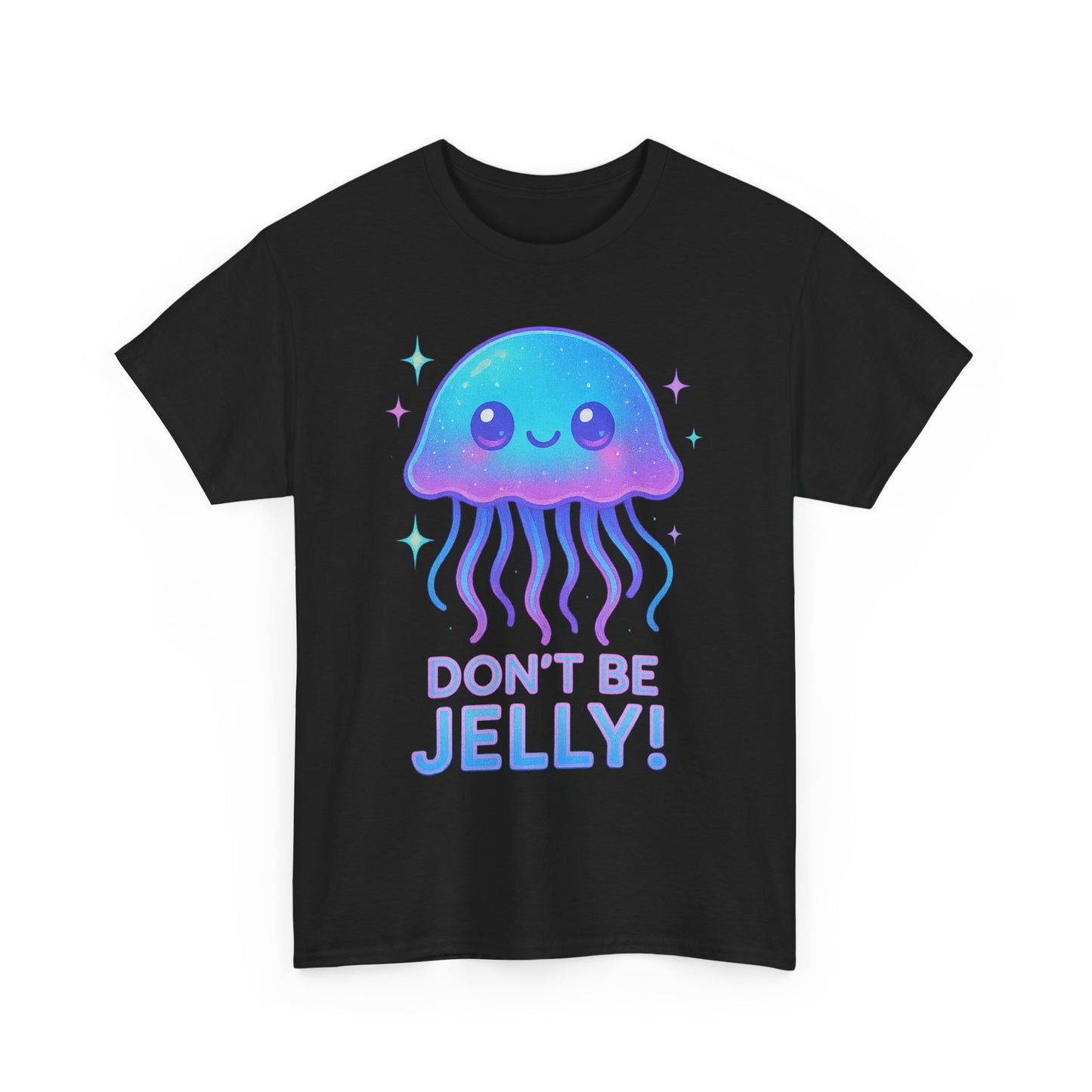 Don t Be Jelly Cute Neon Glow Jellyfish Kawaii T-Shirt Art