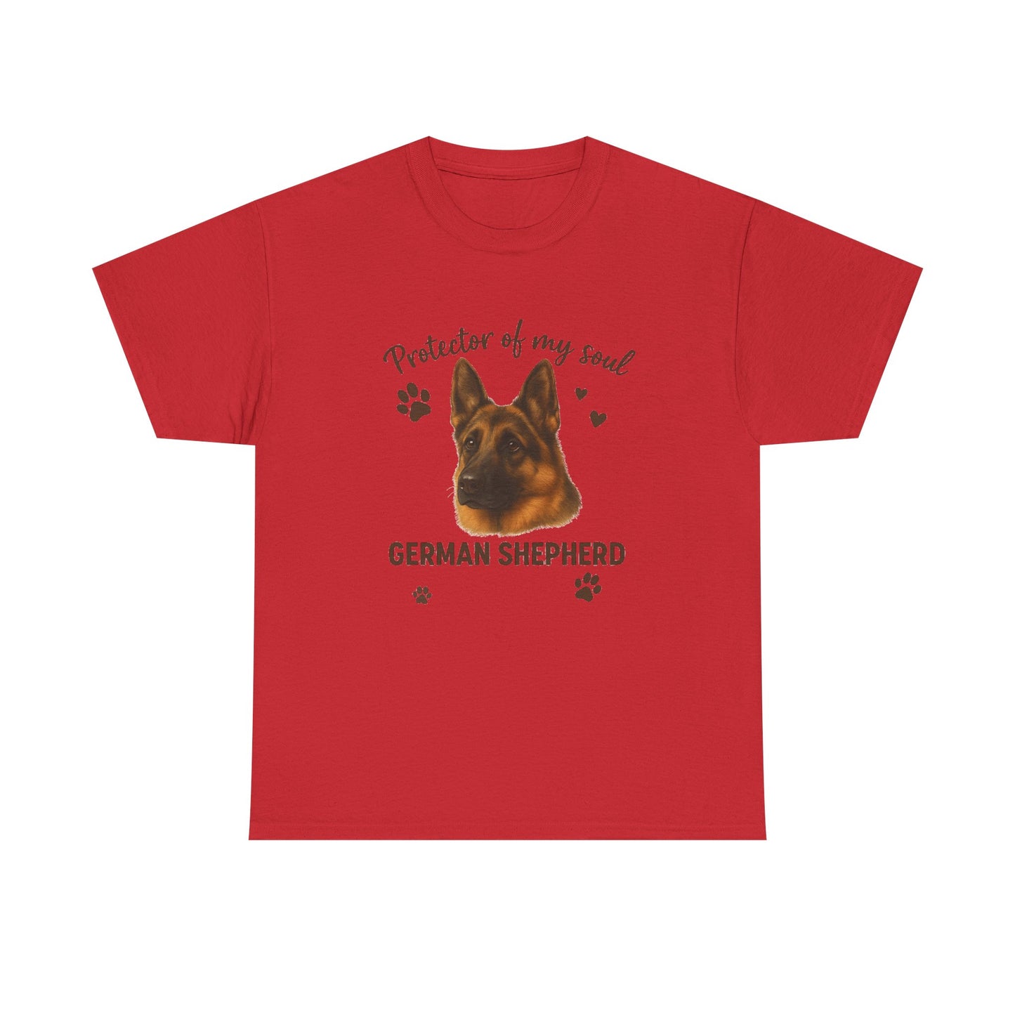 German Shepherd Lover Shirt Protector of My Soul Dog T-shirt for Men and Women