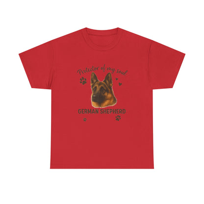 German Shepherd Lover Shirt Protector of My Soul Dog T-shirt for Men and Women