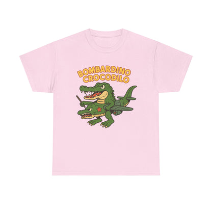 Bombardino Crocodilo Funny Italian Brainrot Meme T-Shirt Design