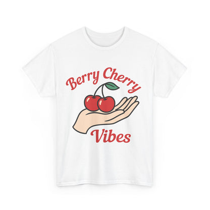 Berry Cherry Vibes Italian Design Art Hand Offering Cherry Retro Style