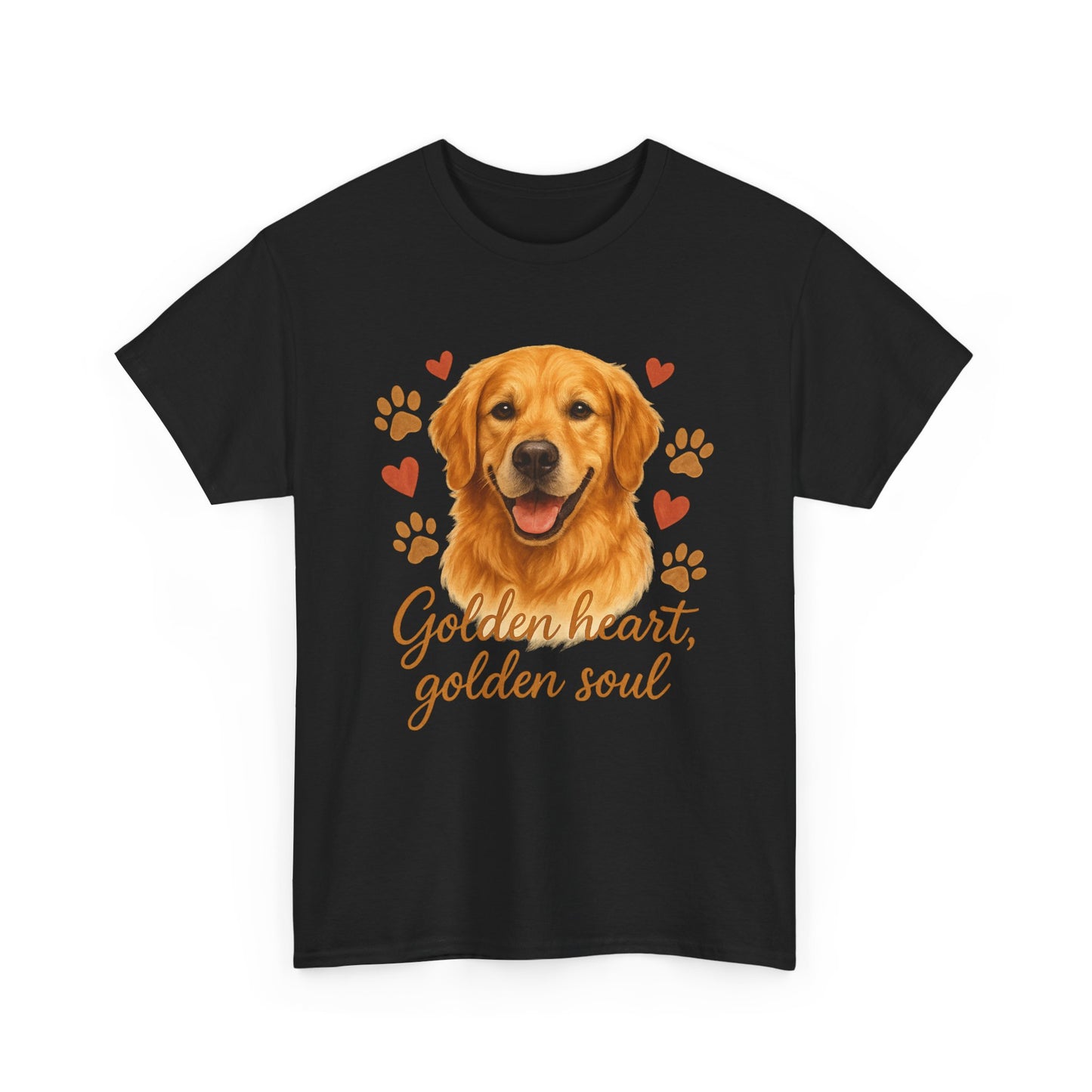Golden Retriever Lover Shirt  Golden Heart Golden Soul Dog T-shirt