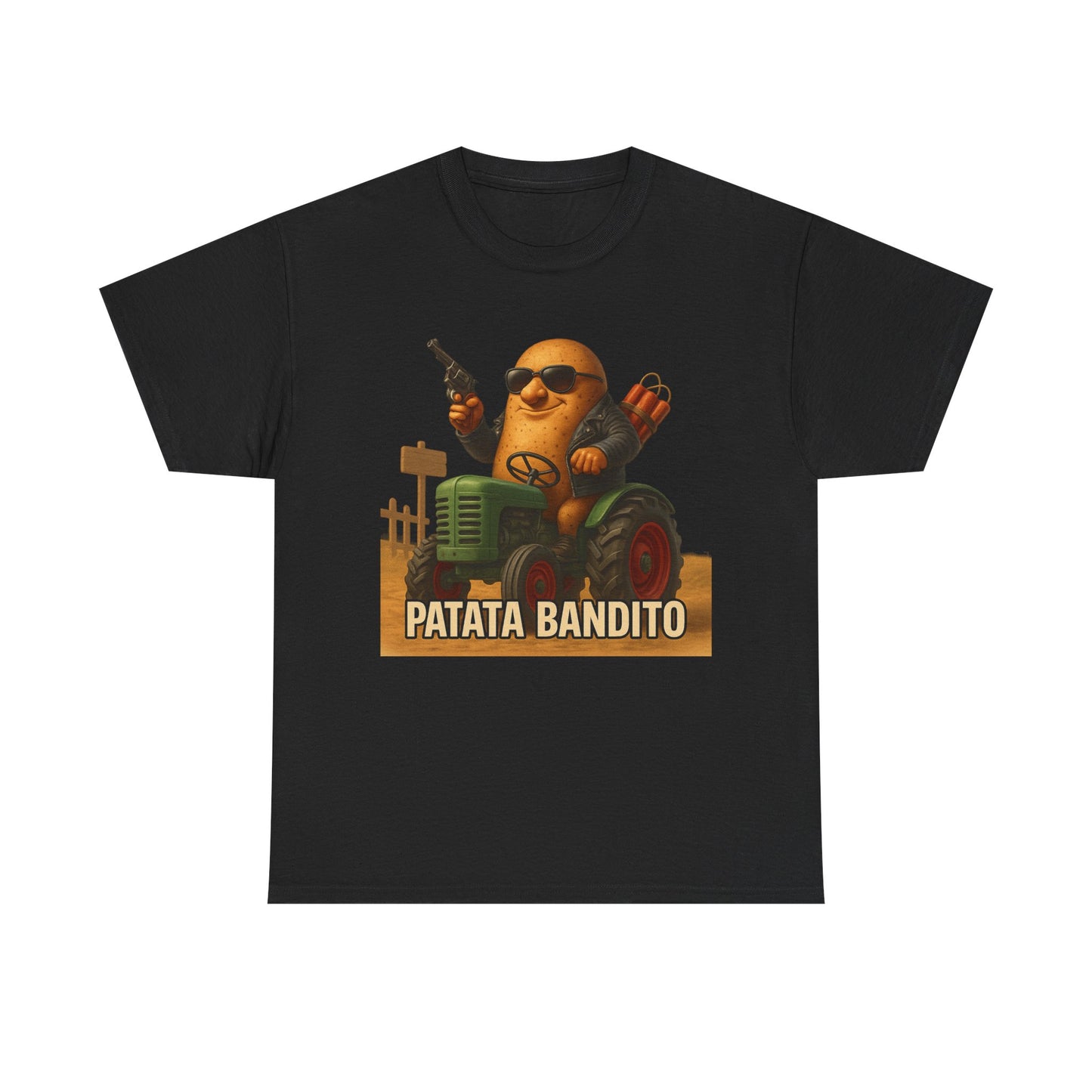 Potato Bandit Funny Potato Meme Gangster Farmer Design