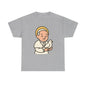 Kawaii Pope Francis with Dove Transparent Background Tribute Illustration