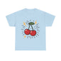Cherry Energy Italian Design Art Power Burst Fruit with Lightning Style