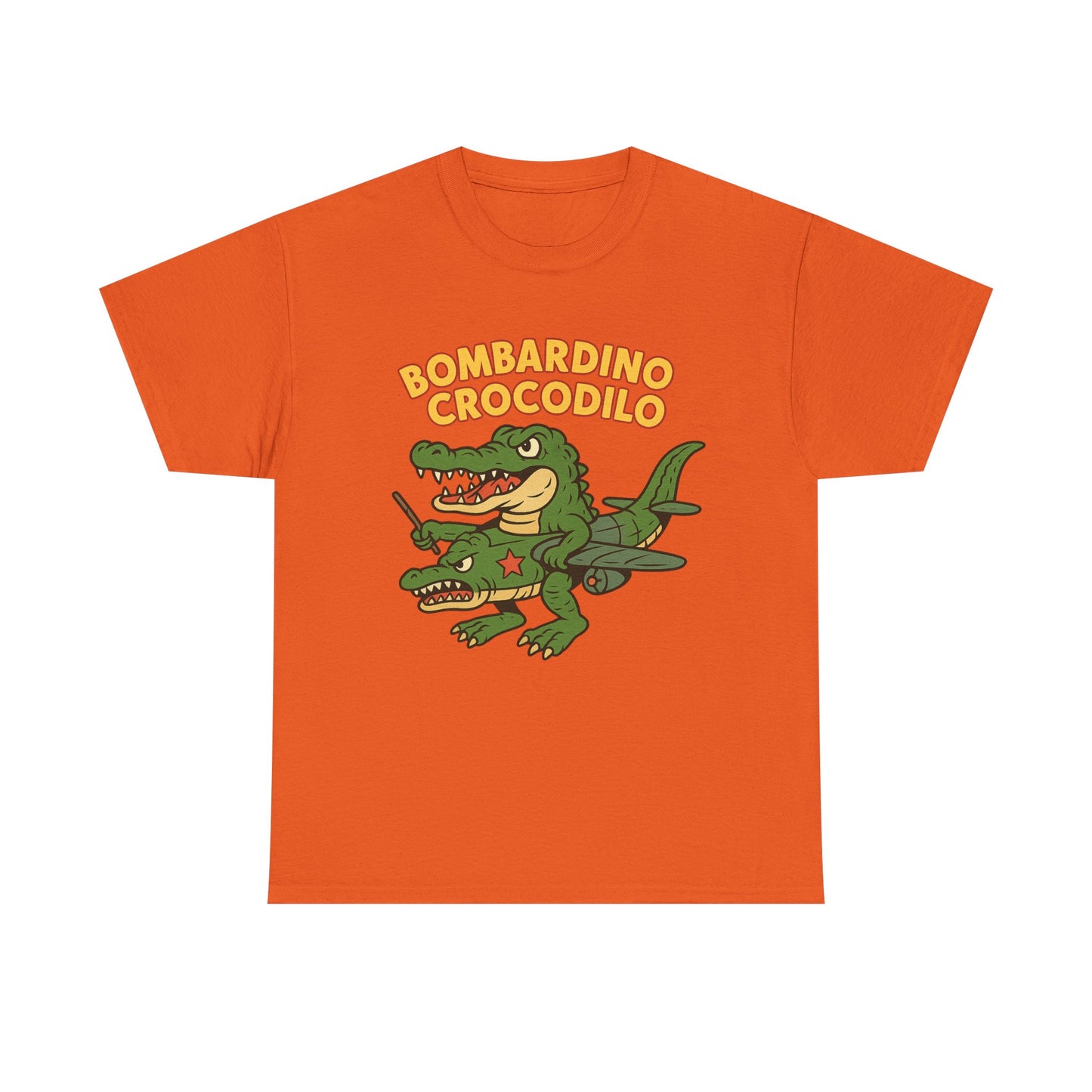 Bombardino Crocodilo Funny Italian Brainrot Meme T-Shirt Design
