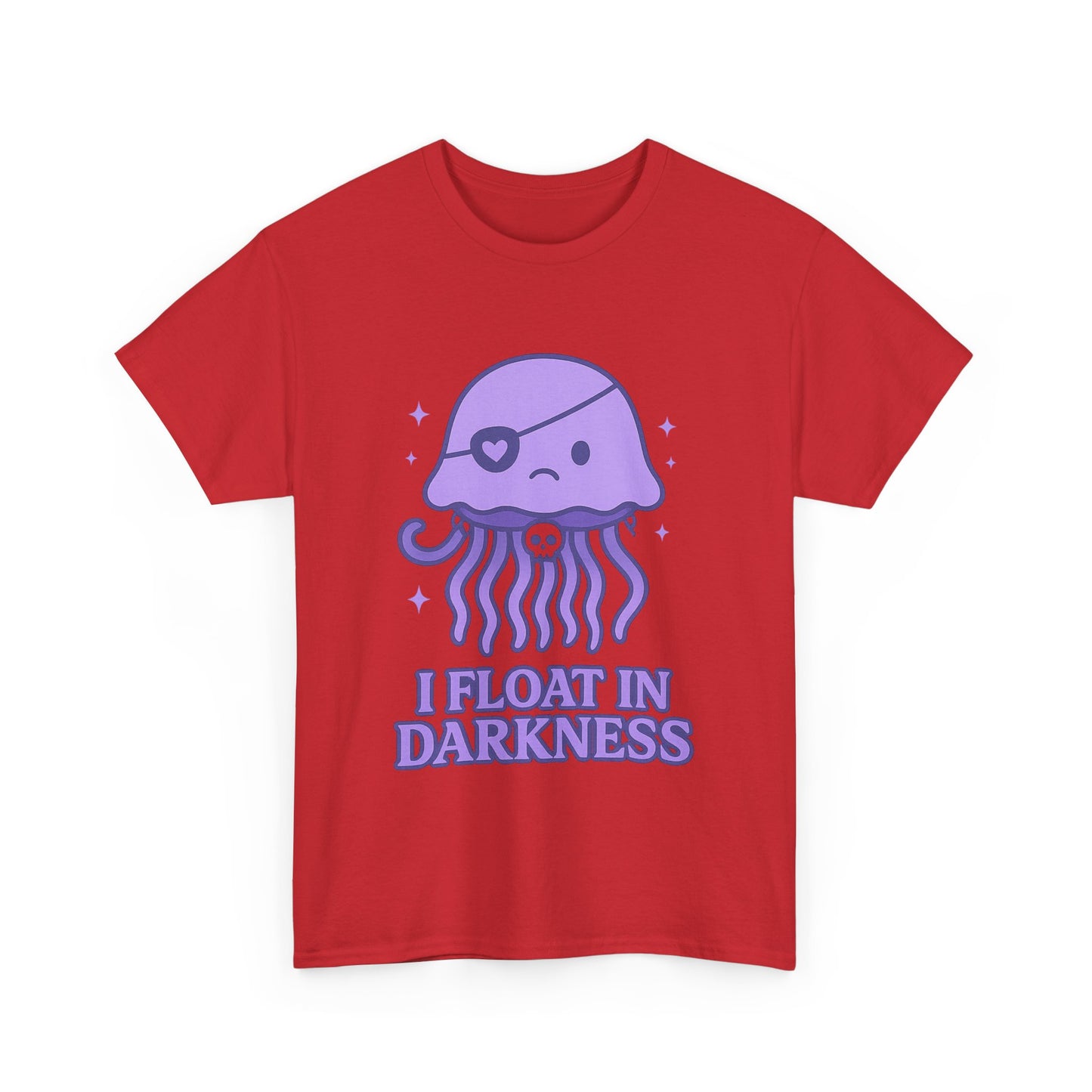 I Float in Darkness Pastel Goth Kawaii Jellyfish T-Shirt Art