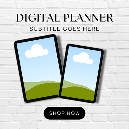 Etsy Listing Mockups Editable Canva Template for Product Photos