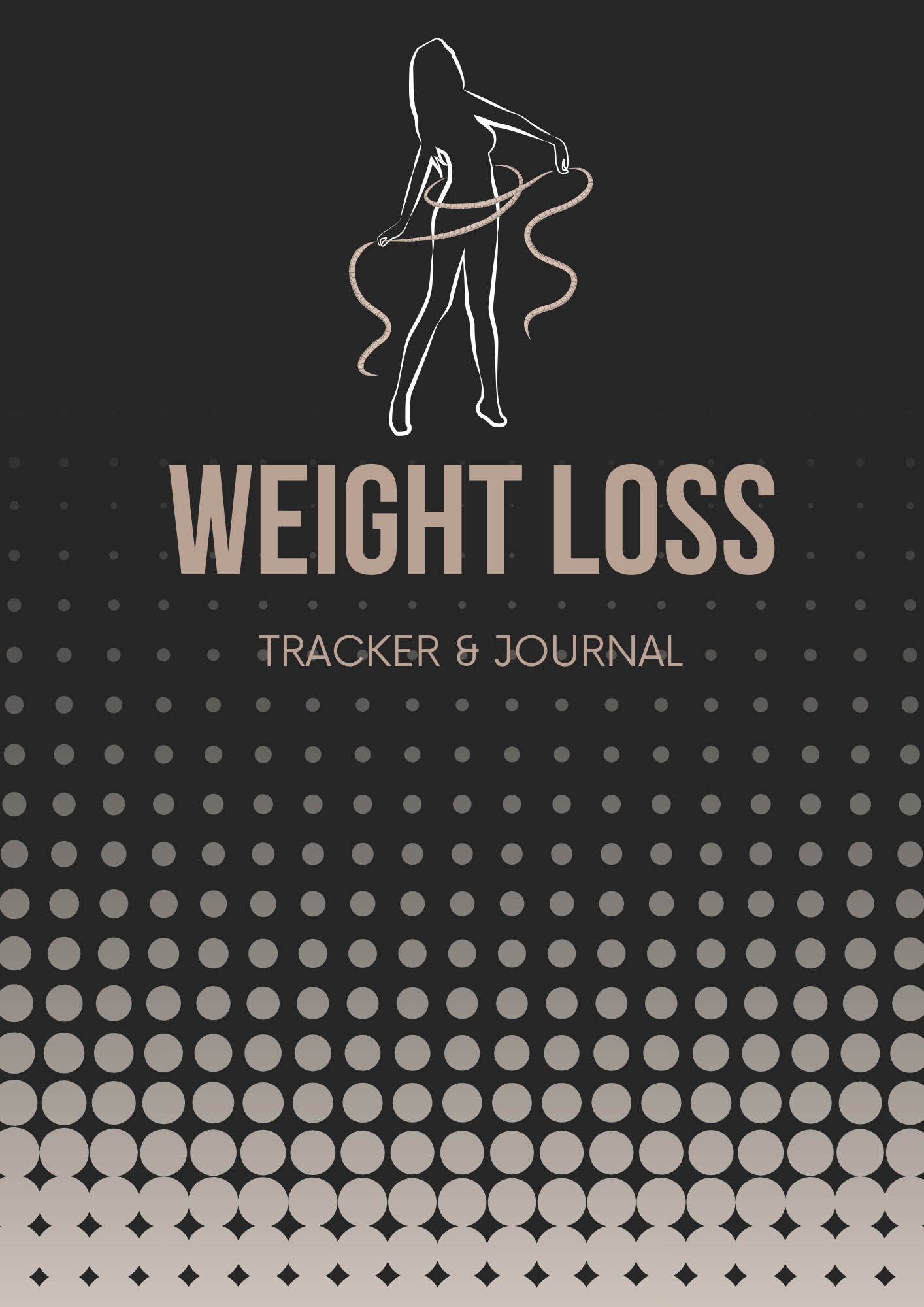 Weight Loss Journal Editable Canva Template for Fitness Tracking