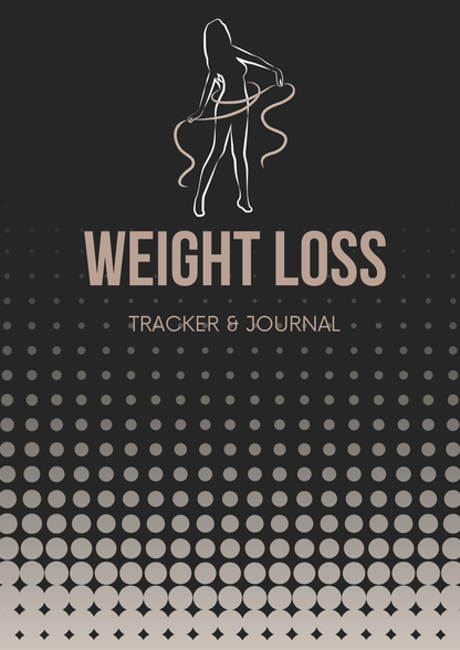 Weight Loss Journal Editable Canva Template for Fitness Tracking