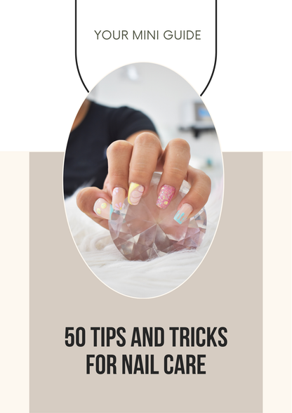 50 Tips Tricks for Nail Care Editable Canva Template Beauty Salons