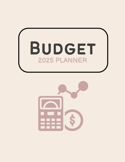 Budget Planner Template for Canva (Free & Pro Compatible)