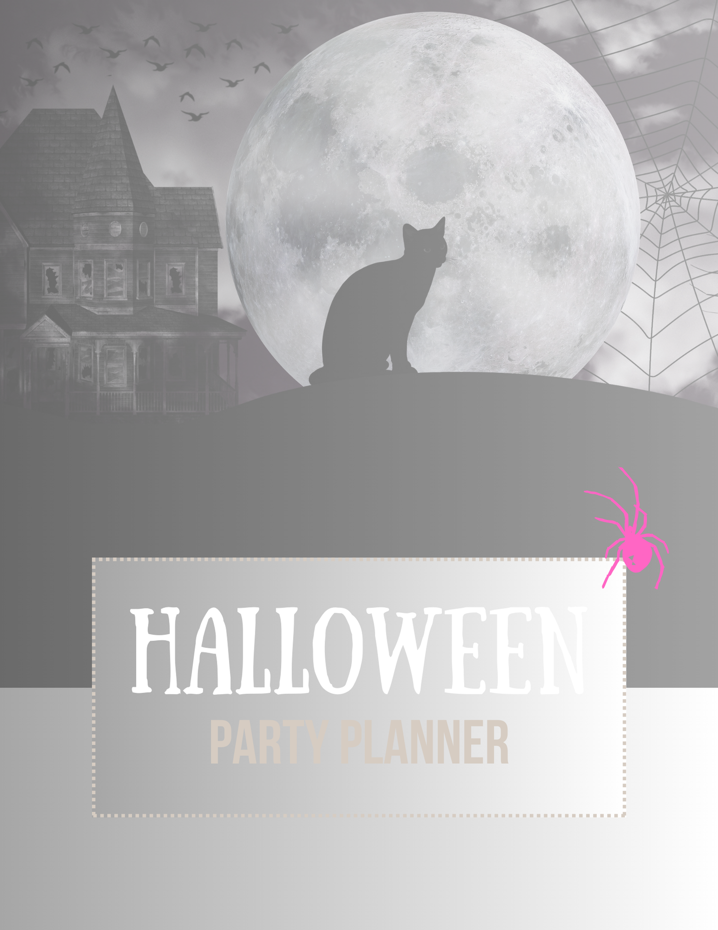 Halloween Party Planner Canva Free Editable Template