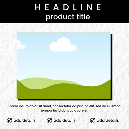 40 Digital Product Mockups Editable Canva Template for Designers
