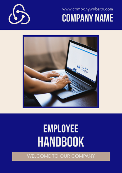 Employee Handbook Editable Canva Template for Business Use