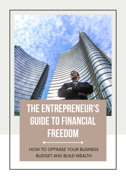Entrepreneur's Guide to Financial Freedom Editable Canva EBook Template