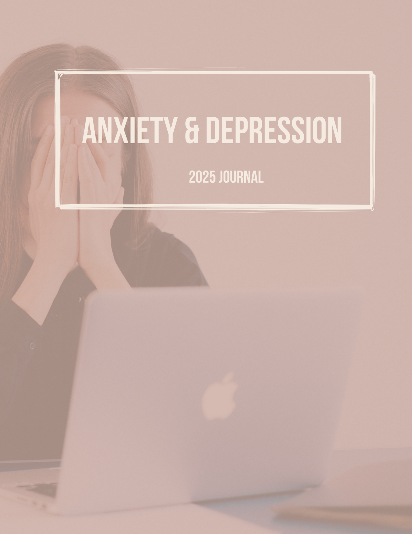 Journal for Anxiety Depression Editable Canva Template Mental Health Tracking