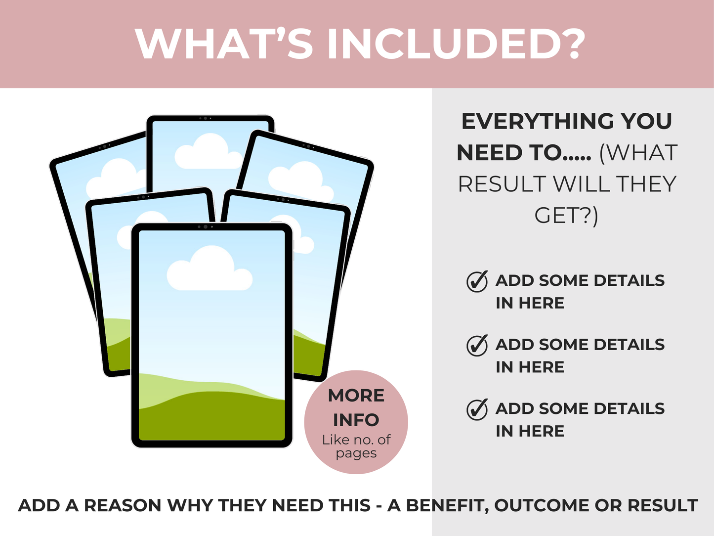 Etsy Creatives Mockups Devices Editable Canva Templates for Listings