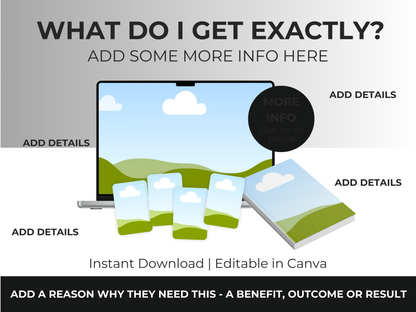 Etsy Creatives Mockups Bundles Editable Canva Templates for Listings