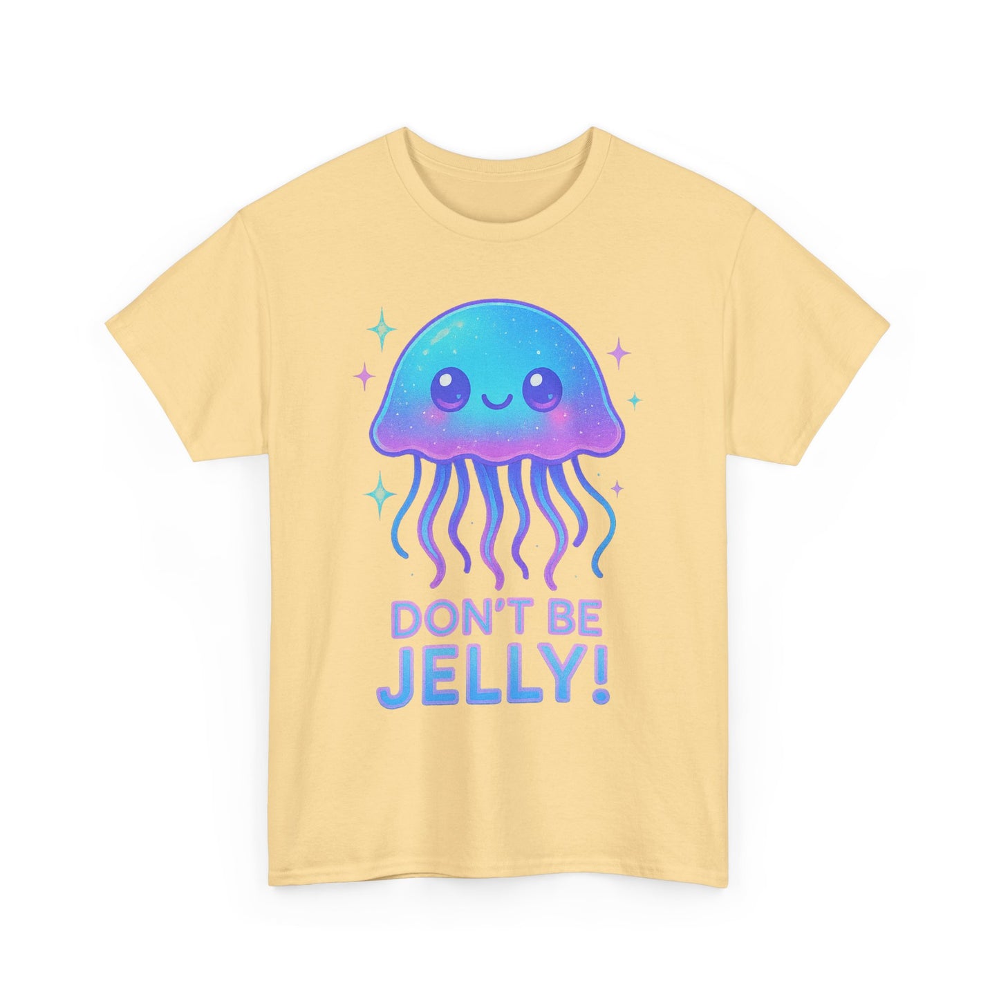 Don t Be Jelly Cute Neon Glow Jellyfish Kawaii T-Shirt Art