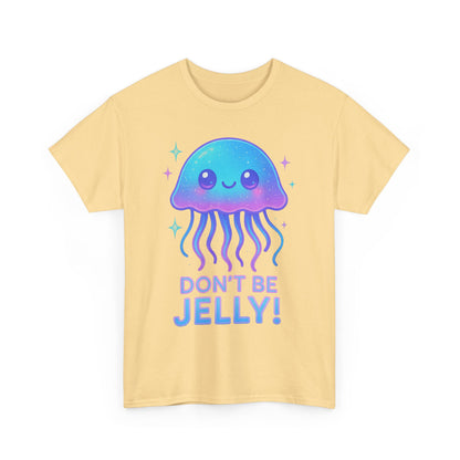 Don t Be Jelly Cute Neon Glow Jellyfish Kawaii T-Shirt Art