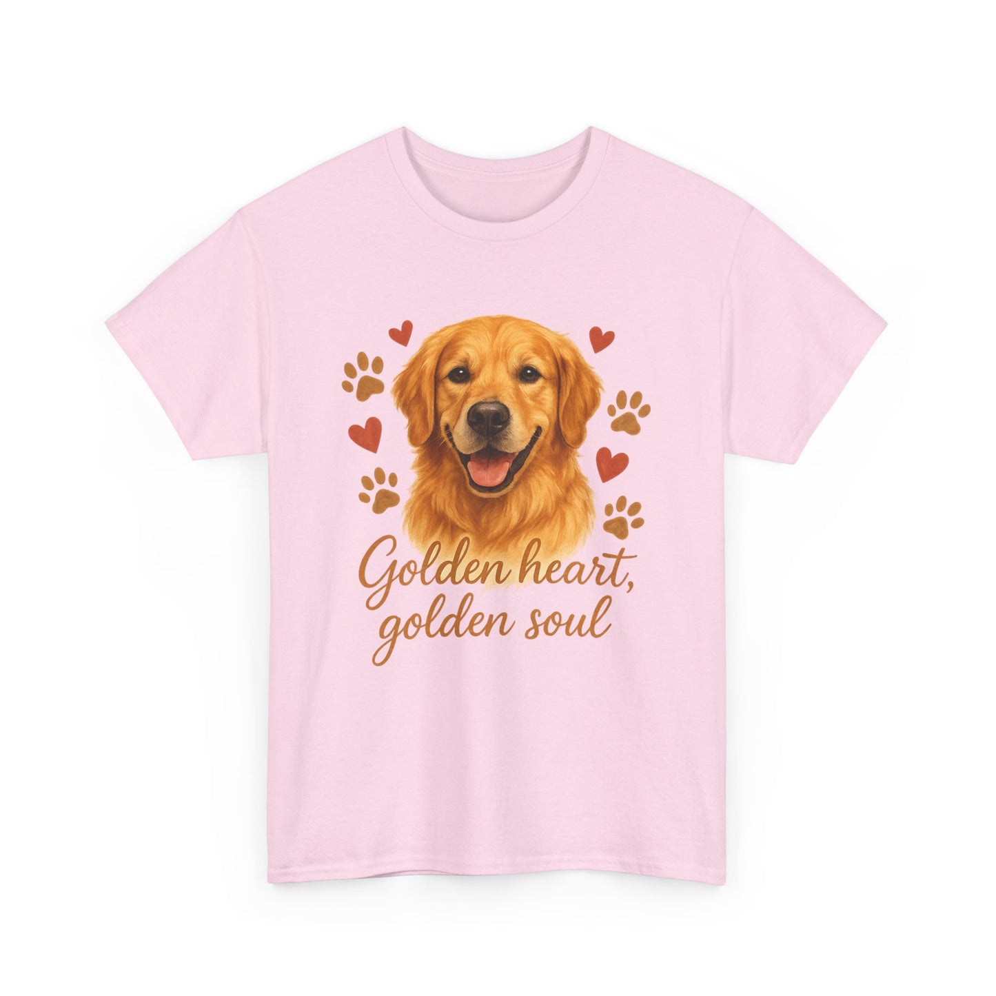Golden Retriever Lover Shirt  Golden Heart Golden Soul Dog T-shirt
