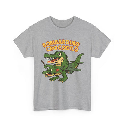 Bombardino Crocodilo Funny Italian Brainrot Meme T-Shirt Design