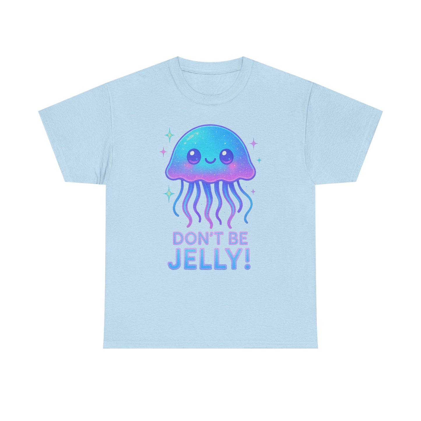 Don t Be Jelly Cute Neon Glow Jellyfish Kawaii T-Shirt Art