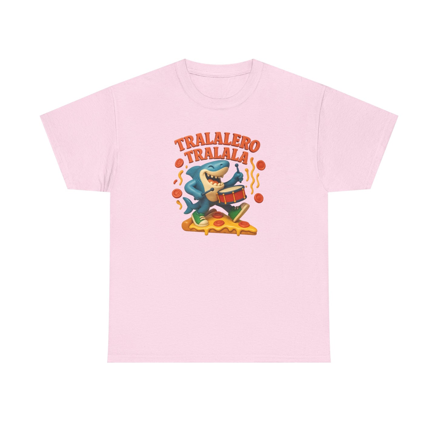 Tralalero Tralala Shark Pizza Meme Funny Italian Brainrot Cartoon Art 3d