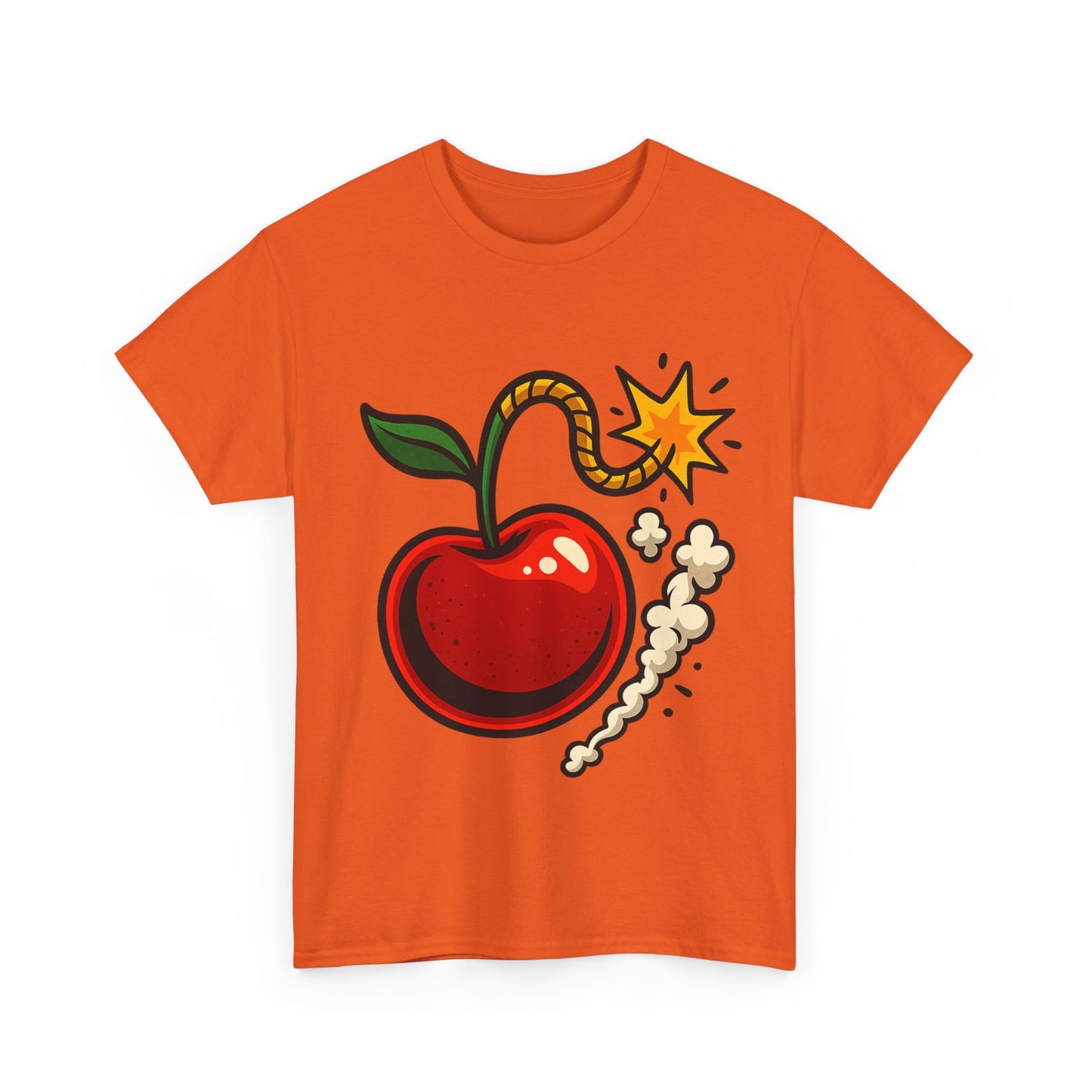 Cherry Bomb Italian Design Art Pop Art Style Exploding Cherry Illustration