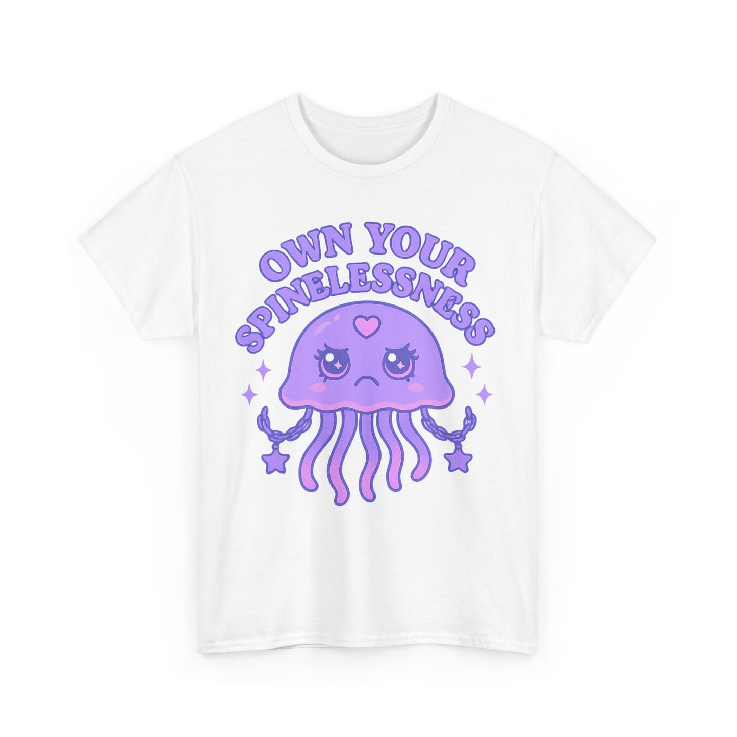 Own Your Spinelessness Fierce Kawaii Jellyfish Empowerment Shirt