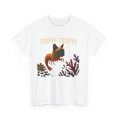 Trippi Troppi Cat Shrimp Meme Funny Italian Brainrot Style Design