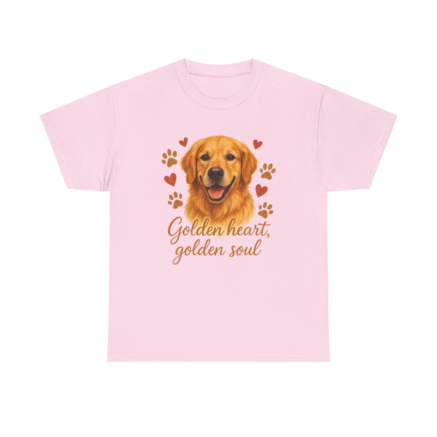 Golden Retriever Lover Shirt  Golden Heart Golden Soul Dog T-shirt