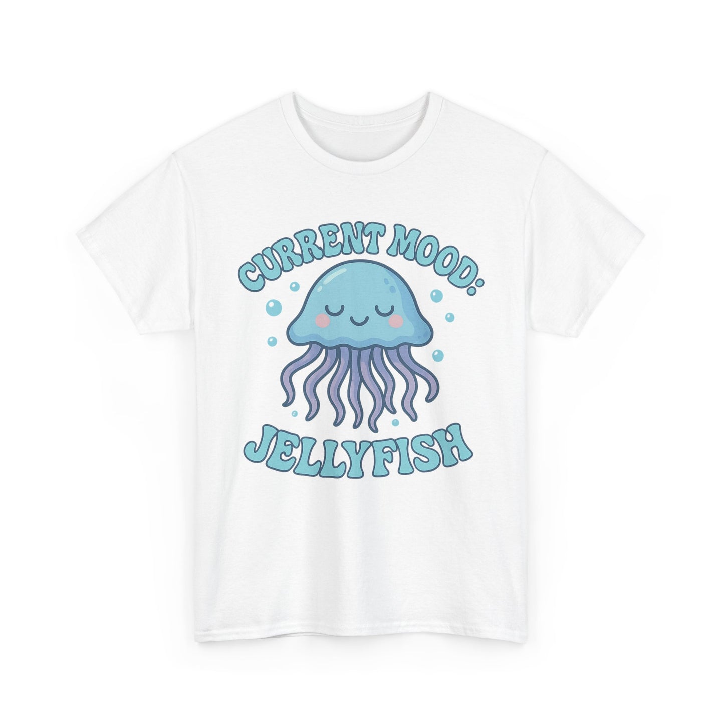 Current Mood Jellyfish Shirt  Cute Ocean Vibe Pastel Sea Animal Design