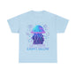 Let Your Light Glow  Bioluminescent Jellyfish Aesthetic Neon Art T-Shirt