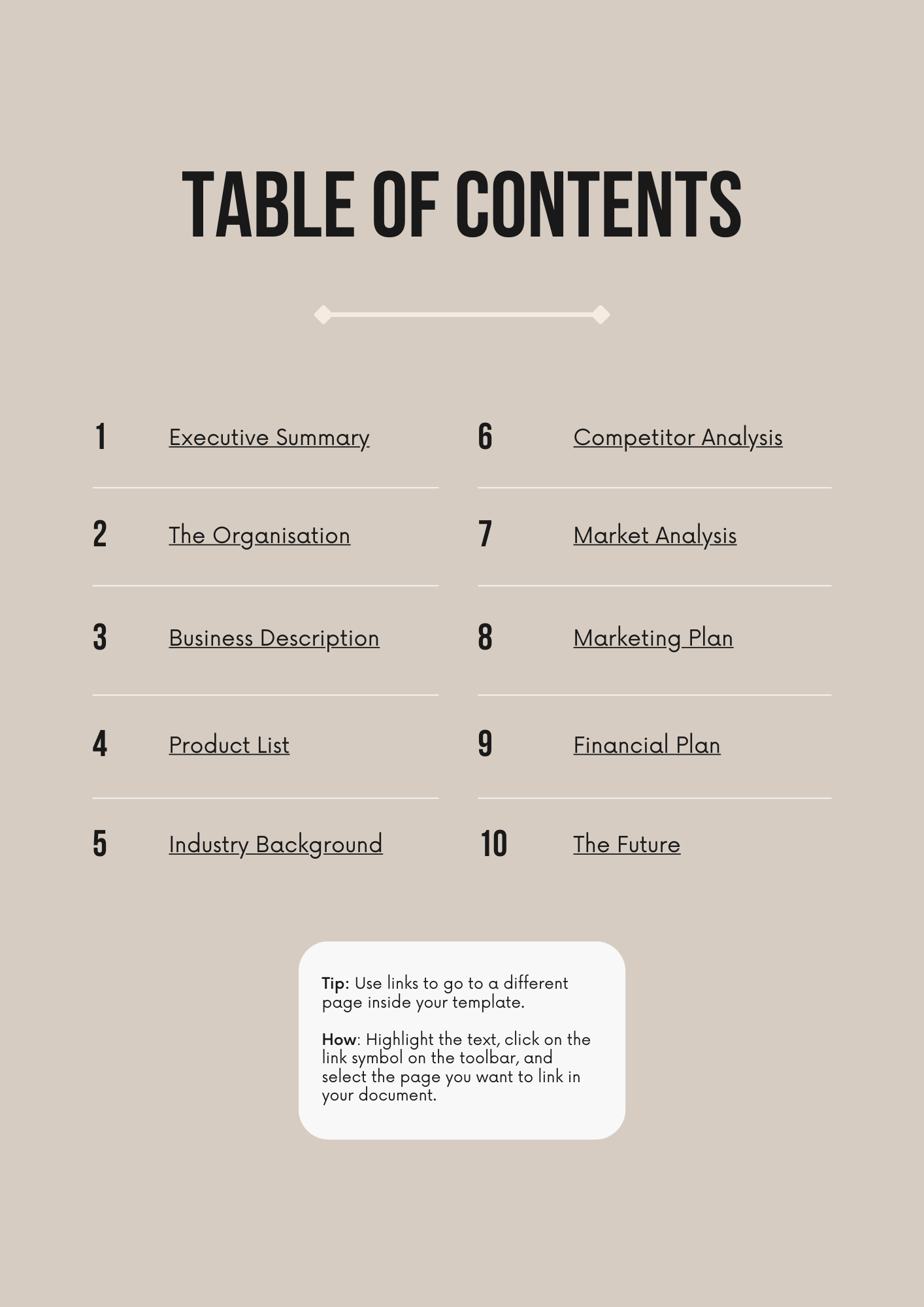 Canva Free Editable Business Plan Template  Customizable Strategy for Your Business Success