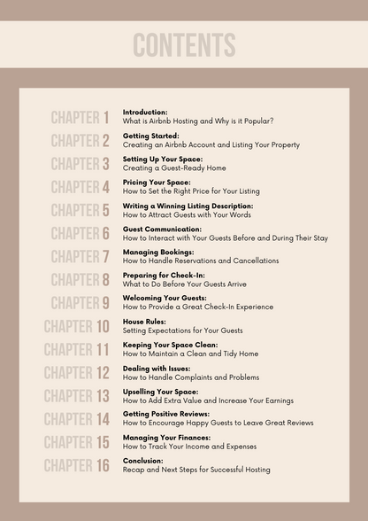E-Book The Ultimate Airbnb Hosting Guide for Success
