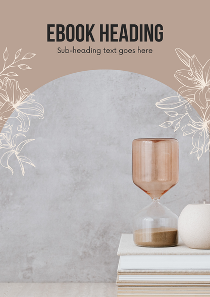 E-Book Template A4 Editable Canva Design for Professional Use Authors