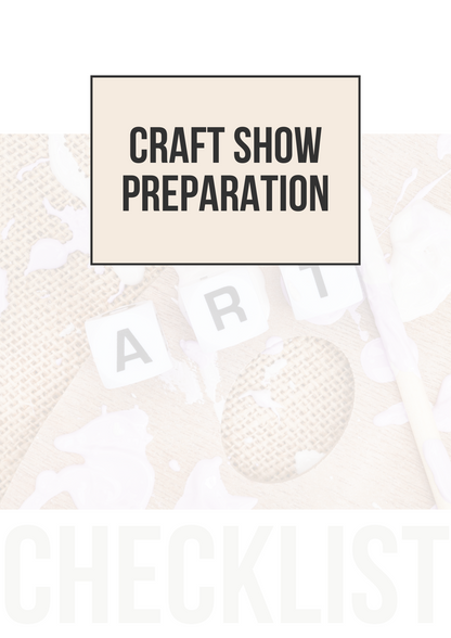 Arts and Crafts Checklists