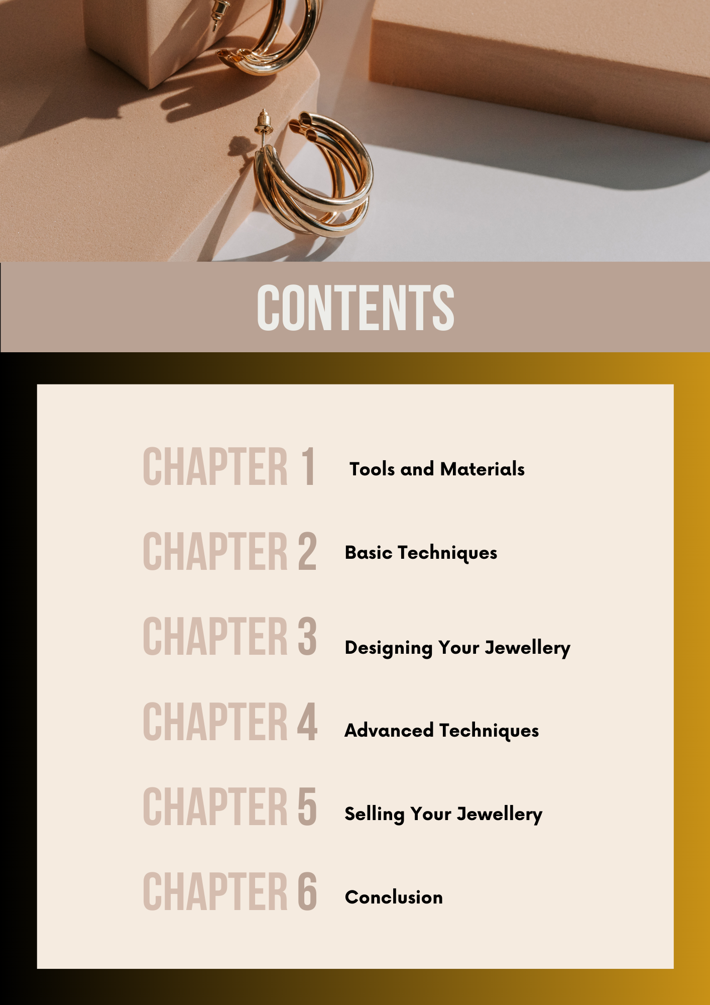 The Art of Making Jewellery E-Book Editable Canva Template Crafts