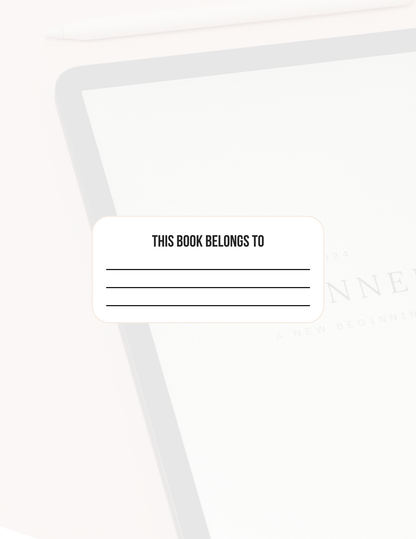 Student Academic Planner 2024-2025 Editable Canva Template School Year
