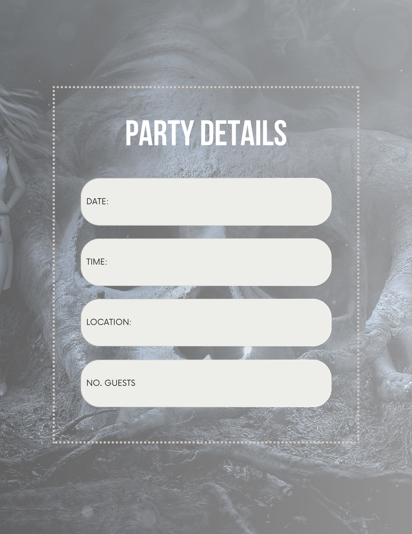 Halloween Party Planner Canva Free Editable Template