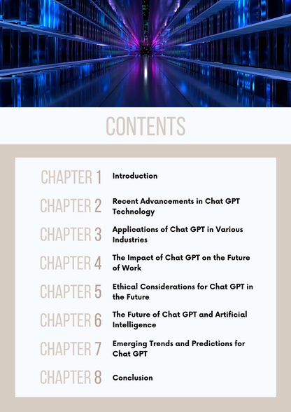 ChatGPT Future E-Book – AI Technology Trends & Predictions