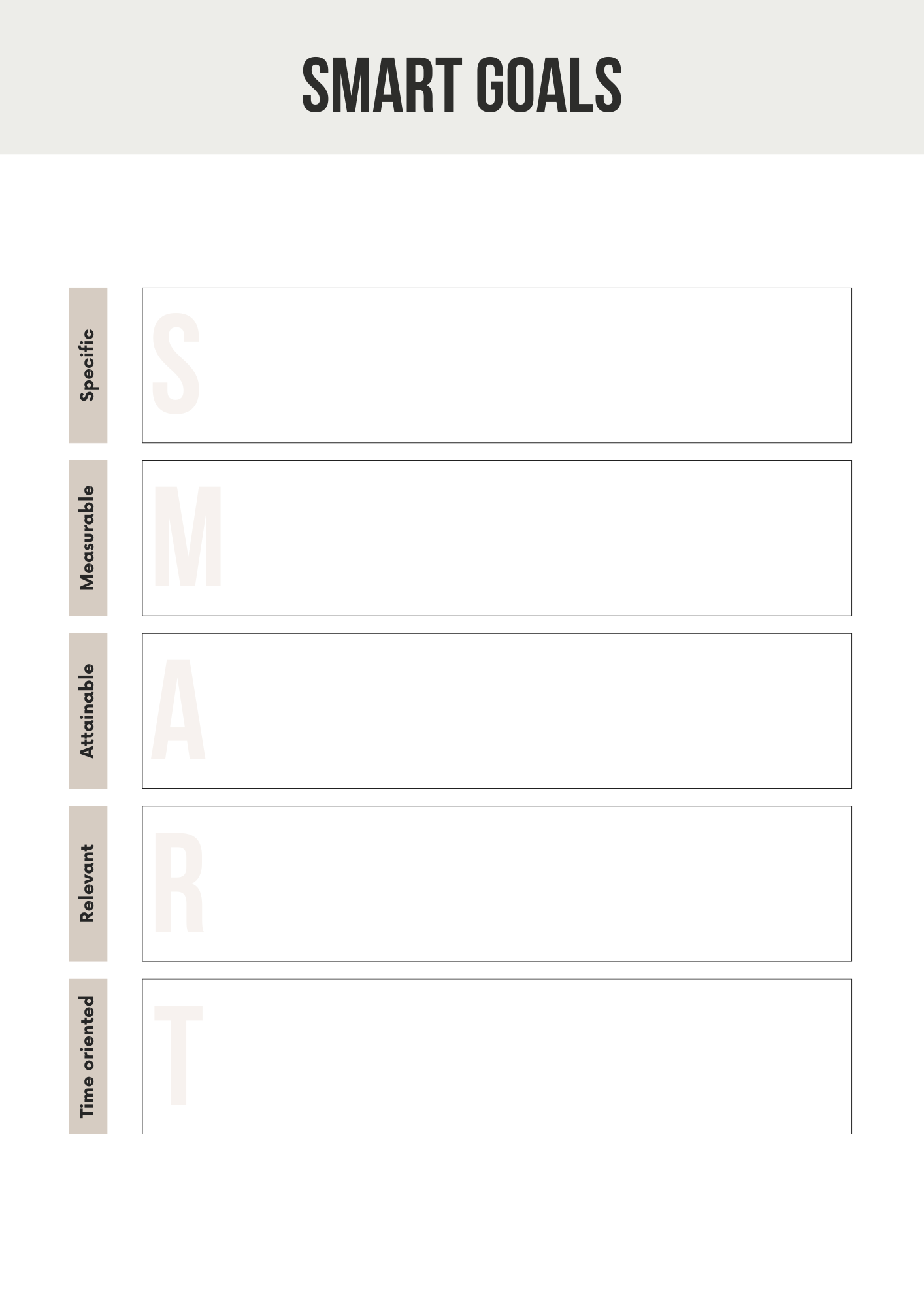 Goal Planner Editable Canva Template for Achieving Success Daily
