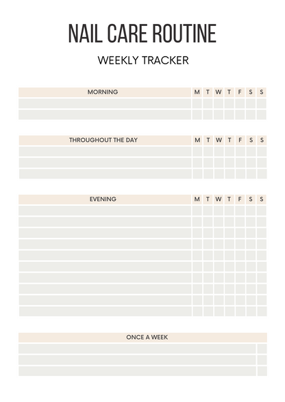 How To Use Nail Decals &amp; Nail Care Routine Tracker